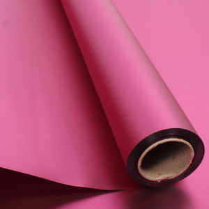 Упак. материал флористическая пленка, металлическая, 53 мкр, 58 см х 10 м, розовый