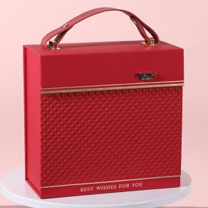 Коробка подарочная 18*13*7, красный 8055