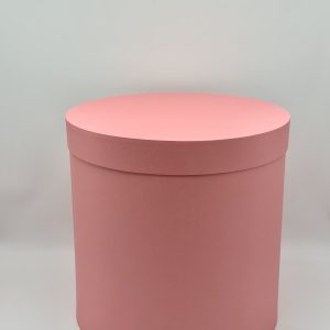 Коробка тубус 36/36см, крышка 5см, 1шт, кораллово-розовый