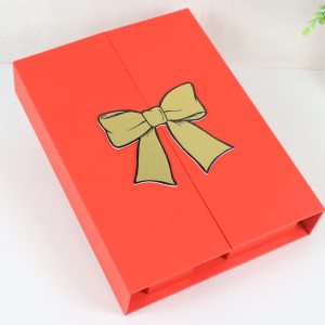 Коробка для цветов "Сюрприз" 36,7*27*6,8H см, 1 шт., красный