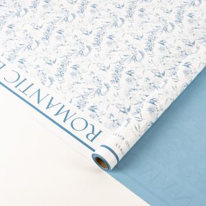 Пленка матовая "Ласточки" Голубой 04 58см*10м т.м.30