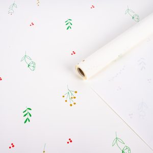 Пленка матовая "Цветы" 58см*10м Нежный-крем 02 60мкм т.м.30