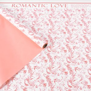 Пленка матовая "Ласточки" Персик 01 58см*10м т.м.30