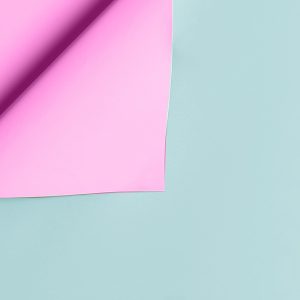 Упак. материал флорист. пленка "Самая нужная двухсторонняя" 65 мкр, 58 см х 10 м, лиловый/аквамарин