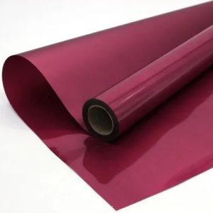 Упаковочный материал Лаковая пленка, 65 мкр, 58 см х 10 м, винный