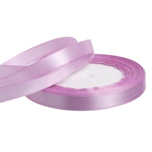 Лента атласная,10mmx25yards, цв. сиреневый