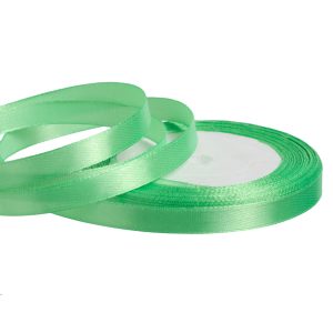 Лента атласная,10mmx25yards, цв. салатовый