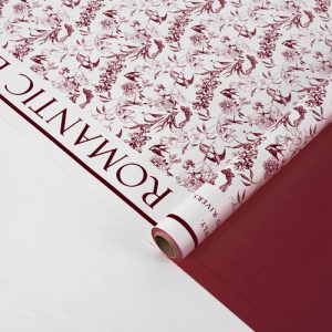 Пленка матовая "Ласточки" Бордо 06 58см*10м т.м.30