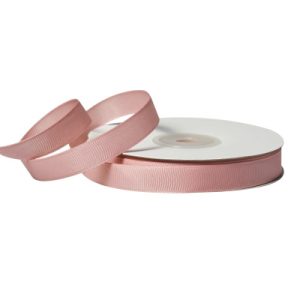 Лента репсовая,12mmx25yards, цв. пудра