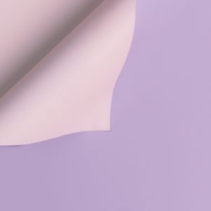 Упак. материал флорист. пленка "Самая нужная двухсторонняя" 65 мкр, 58 см х 10 м, сиренев/бледно-роз