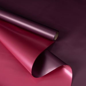 Пленка матовая 2 Стороны "Перламутровая" 58см*10м Вишня/Винный 01 т.м.30