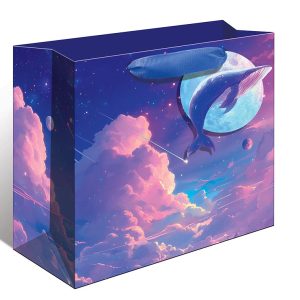 Пакет подарочный делюкс Кит-путешественник 23*18*10см Арт т.м.6