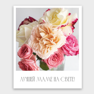 Фото-карточка "Лучшей маме на свете!" 0132